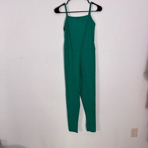 Girlfriend Collective Green Cami Unitard Athletic Jumpsuit - Picture 1 of 7